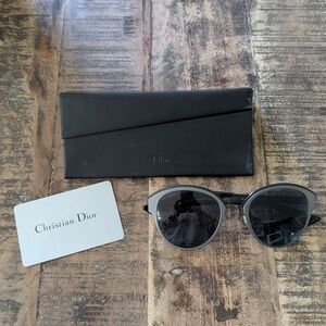 Christian Dior Black Sunglasses with Case